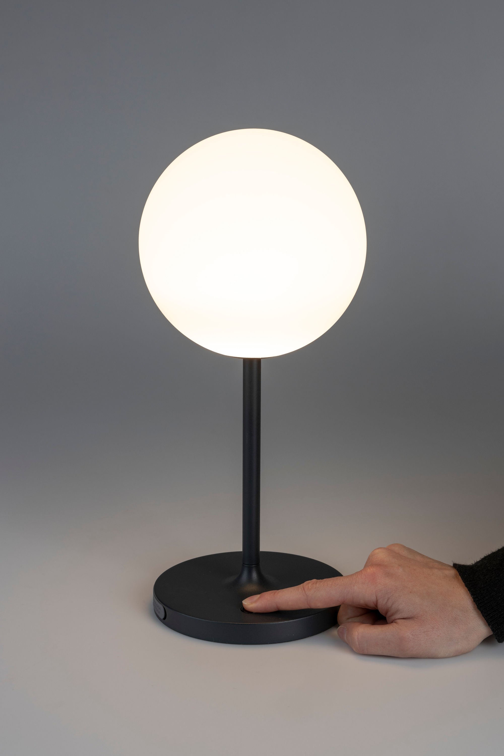 Hub Blue Orb Table Lamp